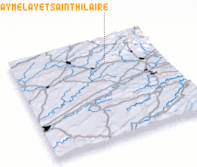 3d view of Ternuay-Melay-et-Saint-Hilaire