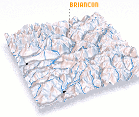 3d view of Briançon