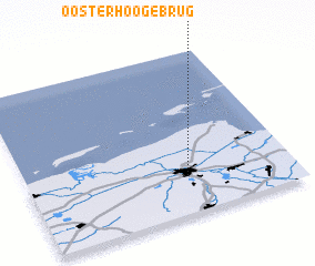 3d view of Oosterhoogebrug