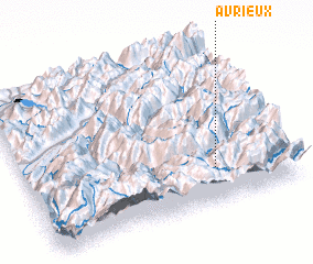 3d view of Avrieux