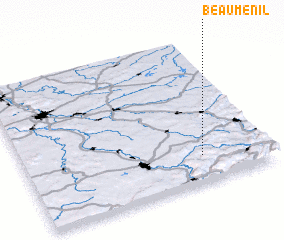 3d view of Beauménil