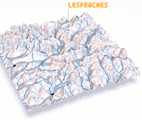 3d view of Les Fraches