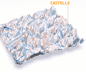 3d view of Castello