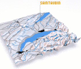 3d view of Saint-Aubin