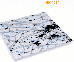 3d view of Ehingen