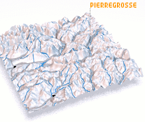 3d view of Pierre-Grosse