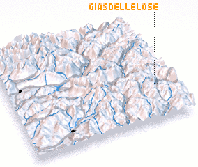 3d view of Gias delle Lose