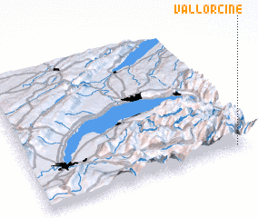 3d view of Vallorcine