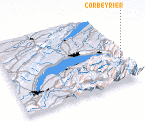 3d view of Corbeyrier