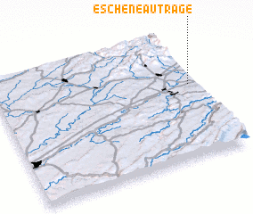 3d view of Eschêne-Autrage