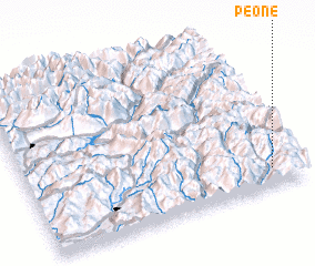 3d view of Péone