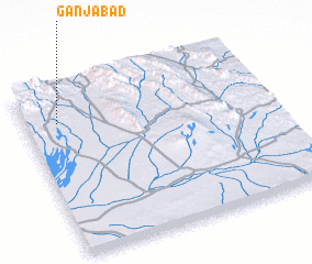 3d view of Ganjābād