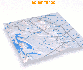 3d view of Dahaneh Bāghī