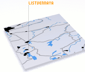 3d view of Listvennaya