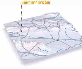 3d view of Kārghesh-e Pā\