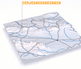 3d view of Senjedak-e Kārghash