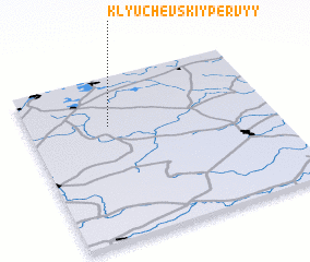 3d view of Klyuchevskiy Pervyy