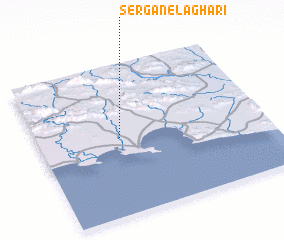 3d view of Sergān-e Lāgharī