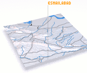 3d view of Esmā‘īlābād