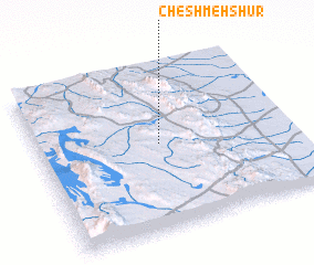 3d view of Cheshmeh Shūr