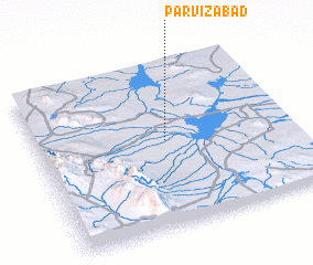 3d view of Parvīzābād