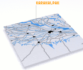 3d view of Karakalpak