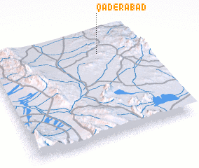 3d view of Qāderābād