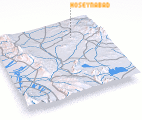 3d view of Ḩoseynābād