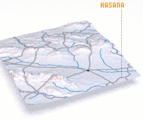 3d view of Ḩasanā