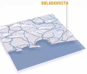 3d view of Bālād-e Vosţá