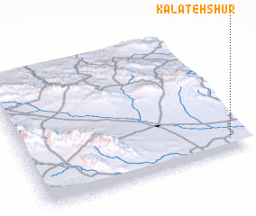 3d view of Kalāteh Shūr