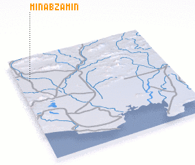 3d view of Mīnāb Zamīn