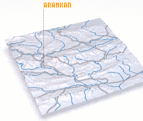 3d view of Ārām Kān