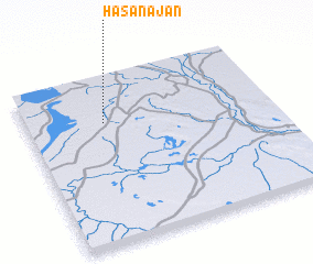 3d view of Ḩasan Ājān