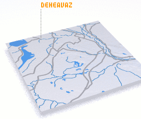 3d view of Deh-e ‘Avaẕ