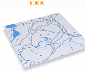 3d view of Deh-e ‘Alī