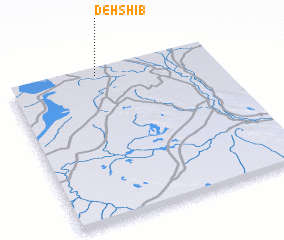 3d view of Deh Shīb