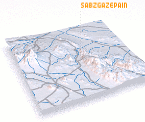 3d view of Sabz Gaz-e Pā\