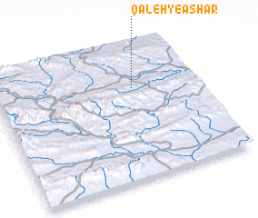 3d view of Qal‘eh-ye Āshār