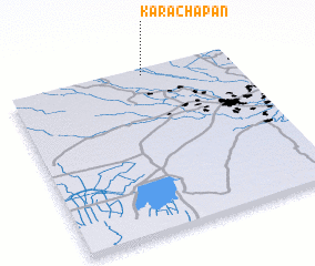 3d view of Kara-Chapan