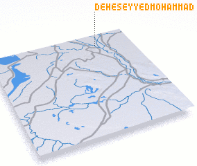 3d view of Deh-e Seyyed Moḩammad