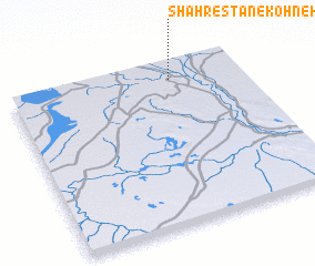 3d view of Shahrestān-e Kohneh