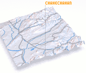3d view of Chāh-e Chahān