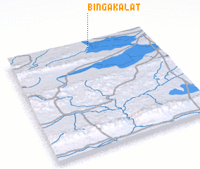 3d view of Binga Kalāt