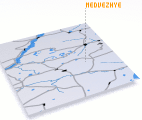 3d view of Medvezh\
