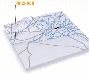 3d view of Pīr Zādeh