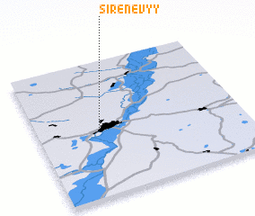 3d view of Sirenevyy