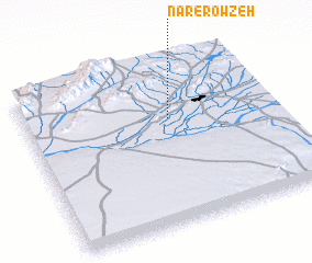 3d view of Nār-e Rowẕeh