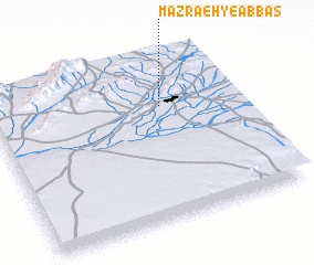 3d view of Mazra‘eh-ye ‘Abbās