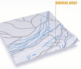 3d view of Bakra Lāndi